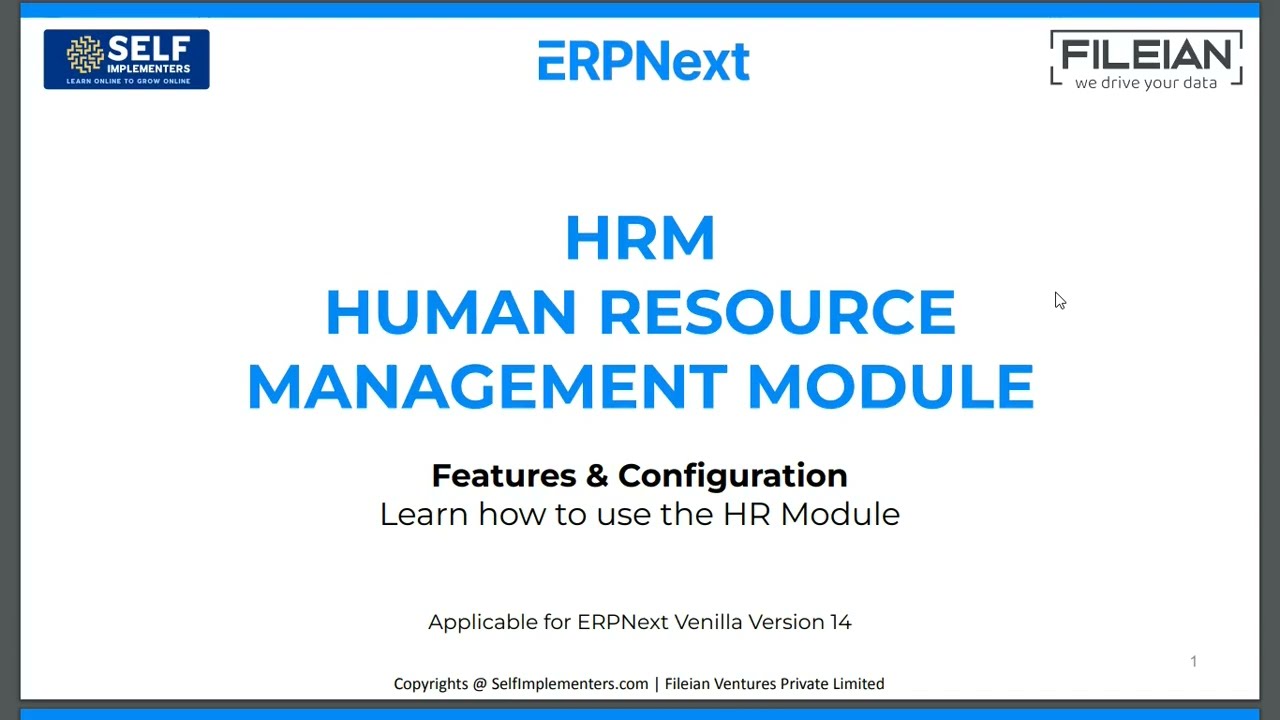 15.1 How to Setup, Implement ERPNext HRMS (Human Resource Management) | Implement at a Low Cost Only