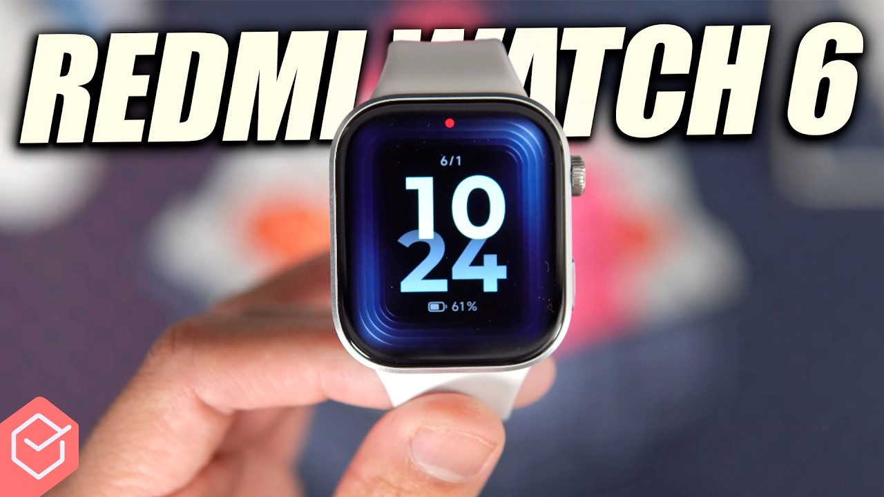 Miniatura da avaliação em vídeo de Smartwatch Xiaomi Watch 6 GPS AMOLED Preto Mesh