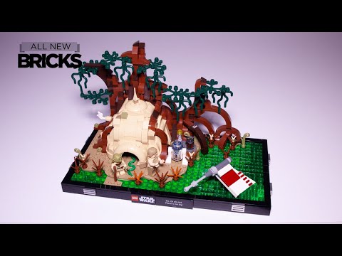 Vidéo LEGO Star Wars 75330 : Diorama de l’entraînement Jedi sur Dagobah