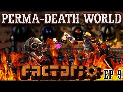 Spaghetti Oil Build | FACTORIO: PERMA-DEATHWORLD - Ep 9
