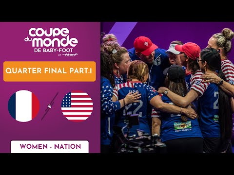 2022 ITSF World Cup - Nation Women Quarter Final : USA 🇺🇲 vs FRANCE 🇫🇷 - Part 1