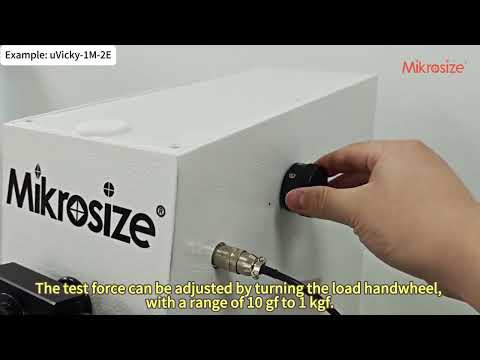 uVicky-1 Micro Vickers Hardness Tester Demonstration