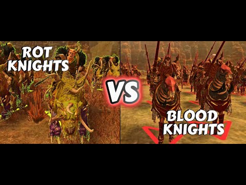 Who Will Win? Rot Knights or Blood Knights in Warhammer Total War 3!