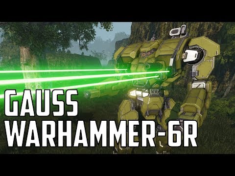 MWO: F2P - Warhammer-6R Gauss & ERML