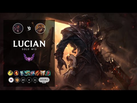 Lucian Mid vs Viktor - KR Master Patch 12.11