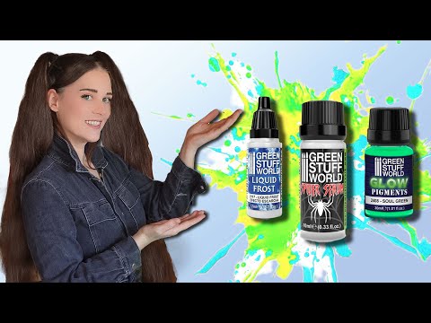I Tested Green Stuff World Products | Spider Serum, Liquid Frost & Glow Pigments (not sponsored)