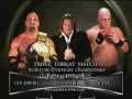 Goldberg Vs Triple H Vs Kane 2003 HighLights