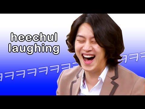 the heechul laughing compilation you've been looking for