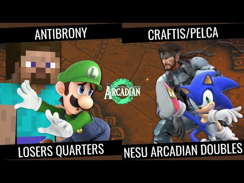 NESU Arcadian Doubles - Antibrony (Antimony/Brohan) vs Craftis and Pelca - Losers Quarters