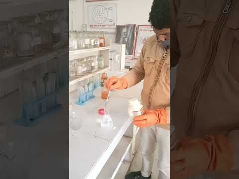 How to make fake blood/potassium thiocyanate experiment #shortsvideo #short #shortsvideo