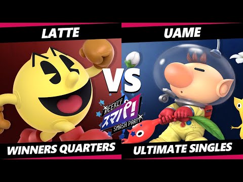 Sumapa 95 - Latte (Pac-Man) Vs. uame (Olimar) Smash Ultimate - SSBU
