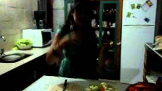 Moves like jagger - maroon 5  cooking dance
