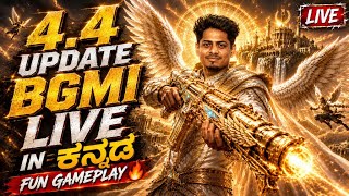 Conqueror Rank push  🥶 4.4 update BGMI LIVE KANNADA 💛❤️