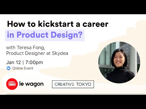 How to kickstart a career in Product Design? - Online Talk - YouTube