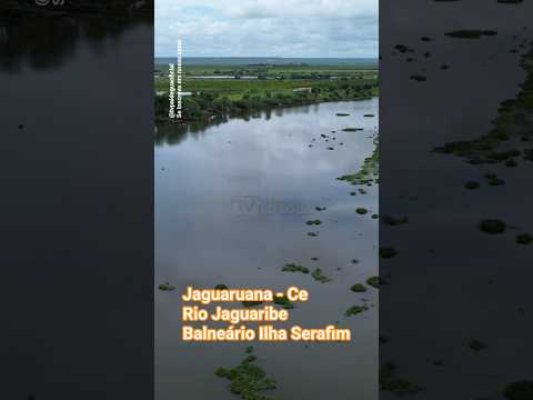 Rio Jaguaribe em #Jaguaruana no Vale do Jaguaribe em pleno mês de abril. #riojaguaribe #ceara #Rio