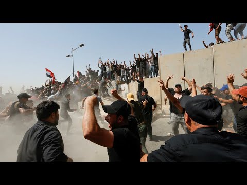 أنصار التيار الصدري يتظاهرون مجددا وسط بغداد ومخاوف من تصاعد التوتر في الشارع العراقي • فرانس 24