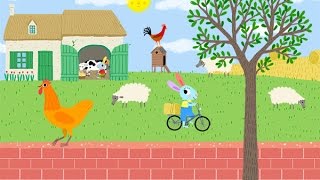 Une poule sur un mur - Chansons et comptines avec Pinpin et Lili