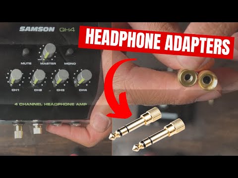 1/8" to 1/4" -  Choosing the Right Headphone Adapters For Your Headphone Amplifier