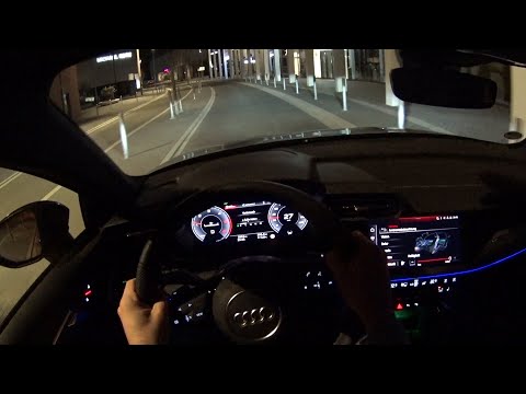 2024 Audi A3 35 TDI Sportback - city night drive | POV
