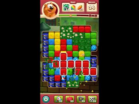 Toon Blast Level 6075 - NO BOOSTERS 🐻🐺🐱 | SKILLGAMING ✔️