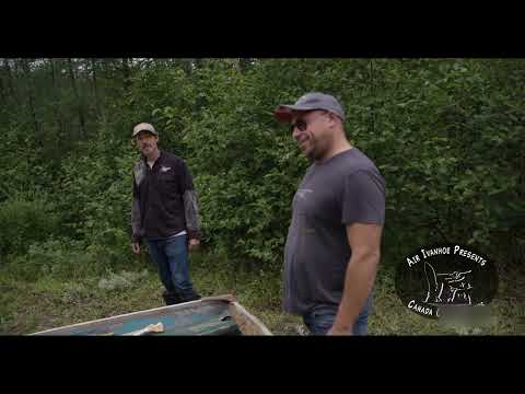 Portaging into remote wilderness trout rivers of Canada - Hooked On Canada S1 Ep1 Seg 2