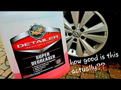 HOW GOOD IS SUPER DEGREASER FROM MEGUIARS REALLY?? Touchless wash,  BEFOR AND AFTER