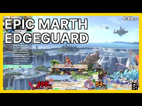 epic marth edgeguard (Tilde_Fox) | Smash Ultimate Highlights