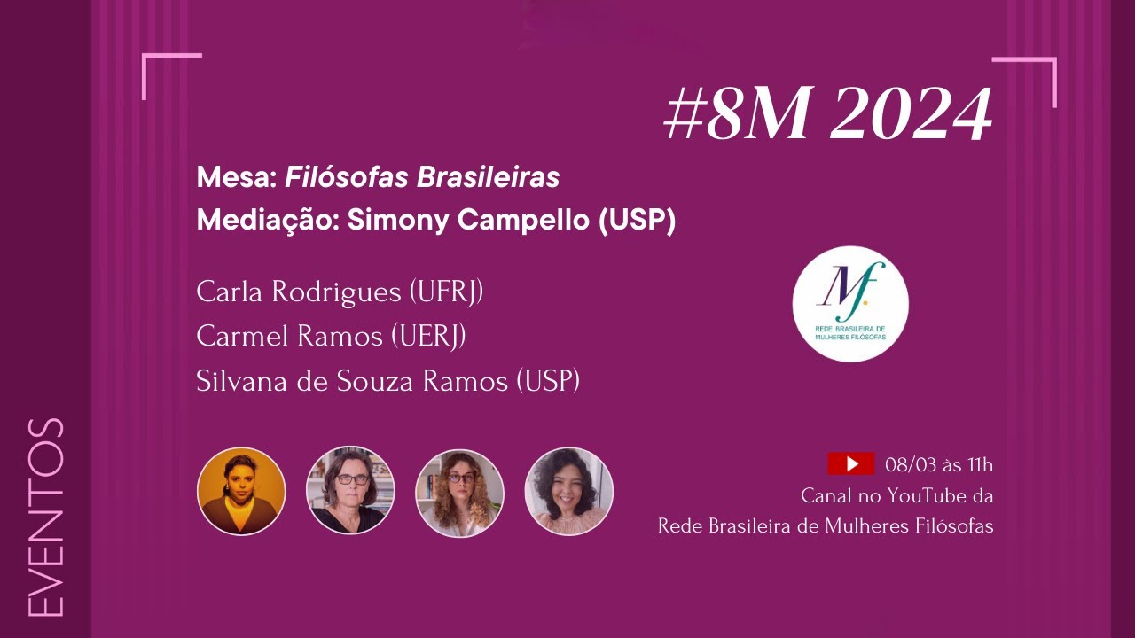 Especial 8M Filósofas Brasileiras