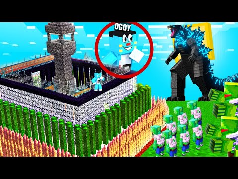 Minecraft Oggy Found World's Most Secure Bunker With Jack | Rock Indian Gamer