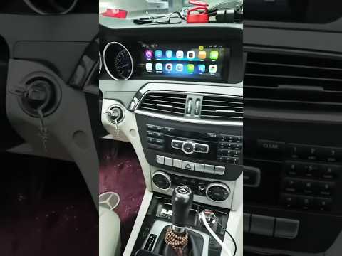 Mercedes W204 Android Screen Upgrade | 2007–2014 C-Class CarPlay + GPS + Plug & Play