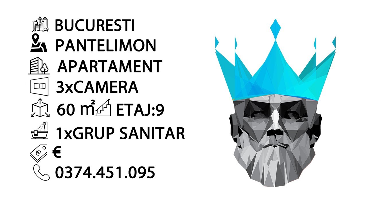 Tur video Pantelimon | 3 Camere | Decomandat | 