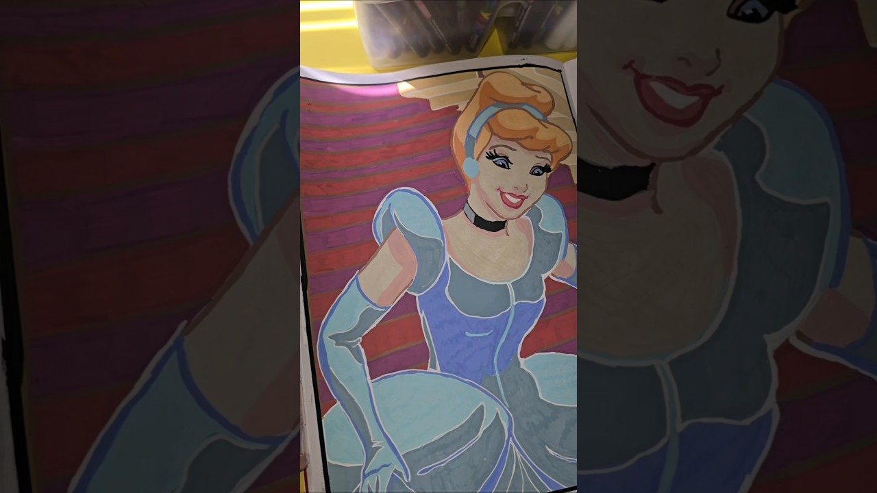 Disney Color by number book + GuangNa 72 Markers Unboxing 🏰🎨 + a COLOR WITH ME