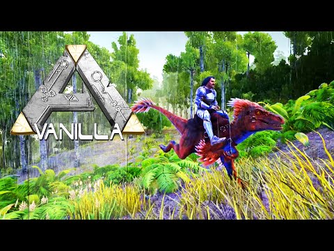 ARK VANILLA T2EP17 - Passeio de Raptor & Femea Moshops!