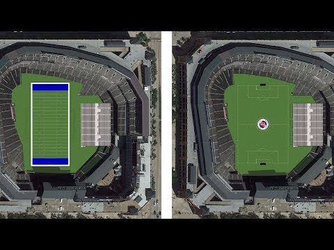 Globe Life Park in Arlington Reconfiguration Begins