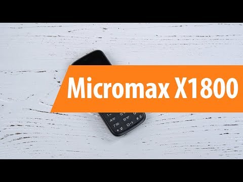 Распаковка Micromax X1800 / Unboxing Micromax X1800