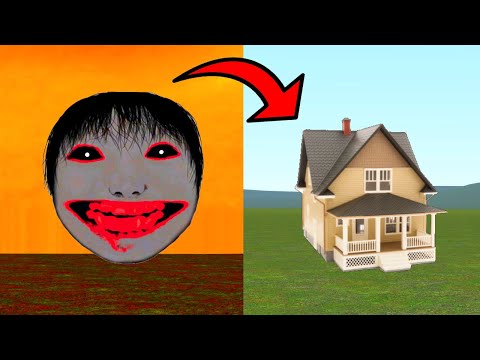TERRIFYING SMILE NPC IN HOUSE! 🏠 - Garry's mod sandbox