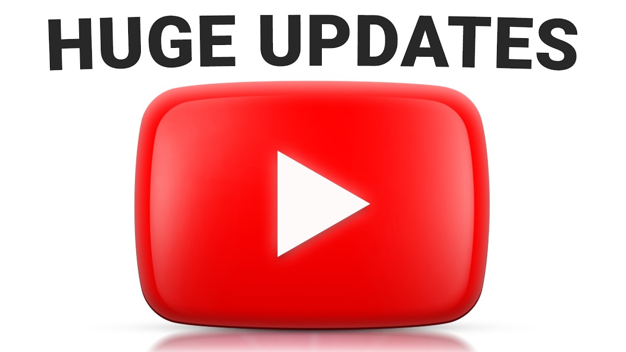 There are SO MANY YouTube Updates