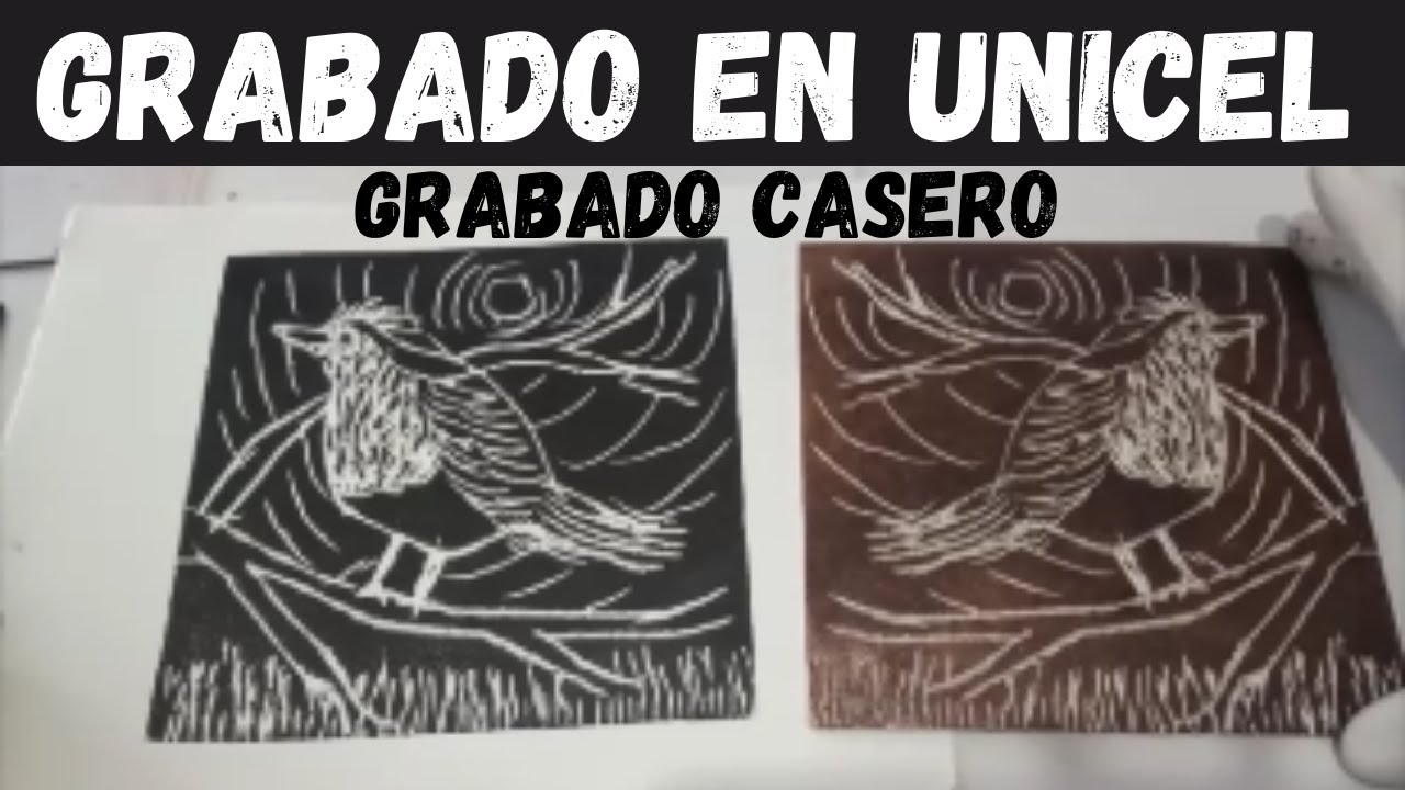 Putar video grabado en unicel | grabado con materiales resiclados sekarang grabado en unicel | grabado con materiales resiclados