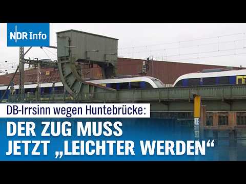 Bahnchaos wegen kaputter Huntebrücke: Wann endet der Albtraum für Pendler? | NDR Info
