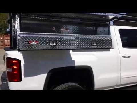 2015 GMC 2500 Crew Cab with Custom Rack and Boxes