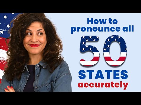 Learn how to pronounce the 50 U.S. states with me! 🇺🇸