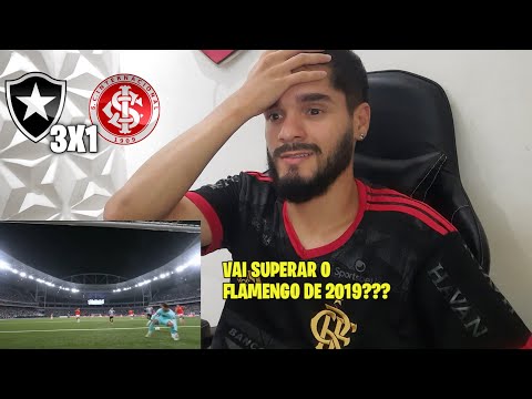 O MELHOR PRIMEIRO TURNO DA HISTÓRIA!! BOTAFOGO 3 X 1 INTERNACIONAL REACT MELHORES MOMENTOS
