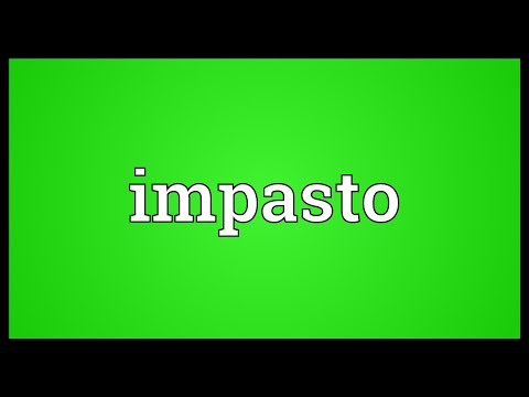 Impasto Meaning