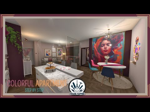 HOUSE FLIPPER| A Colorful Apartment| Step By Step
