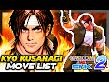 KYO KUSANAGI MOVE LIST Capcom Vs SNK 2 Mark Of The Millenium 2001 CVS2