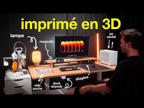 J’ai imprimé 17 Accessoires en 3D pour améliorer mon Setup
