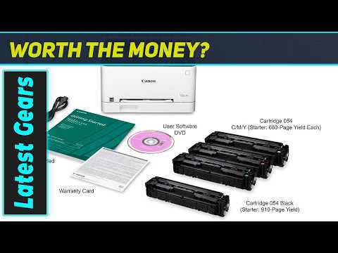 Canon Color Image Class LBP622Cdw -Wireless, Mobile Ready, Duplex Laser Printer, Compact Size - White video review thumbnail