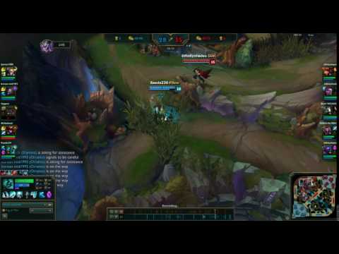 Full AD Hecarim E oneshot - ADC in 2k17 LUL