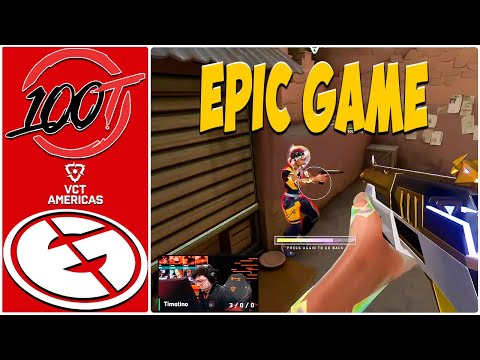 ABSOLUTE CINEMA! Evil Geniuses vs 100 Thieves - HIGHLIGHTS - VCT Americas 2026 Kickoff | 100T vs EG