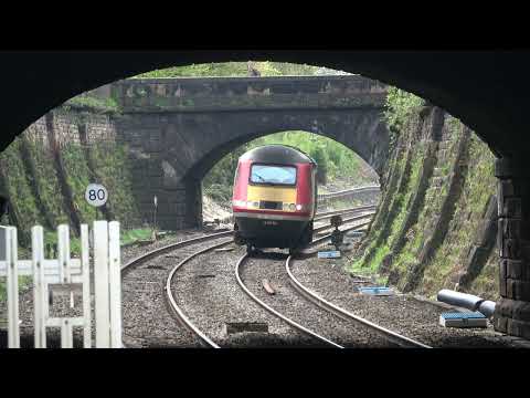 Its back! Lone HST power car heading towards Sheffield to turn for the trip to Laira (Plymouth)
